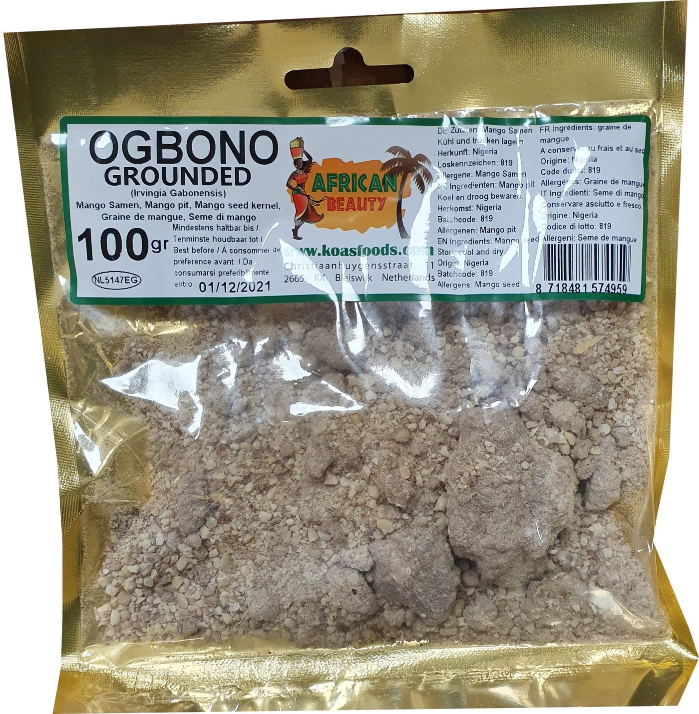 Nigeria Grounded Ogbono 100g